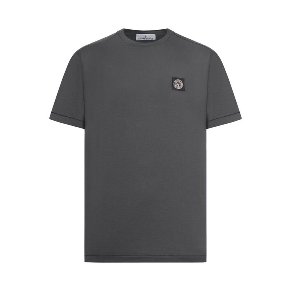 Stone Island Men Short-Sleeve T-Shirt With Compass Patch